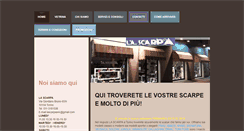 Desktop Screenshot of lascarpatorino.com